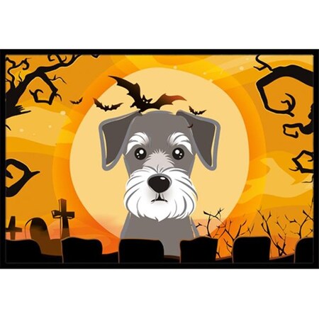 Carolines Treasures Carolines Treasures BB1764JMAT Halloween Schnauzer Indoor & Outdoor Mat; 24 x 36 in. BB1764JMAT